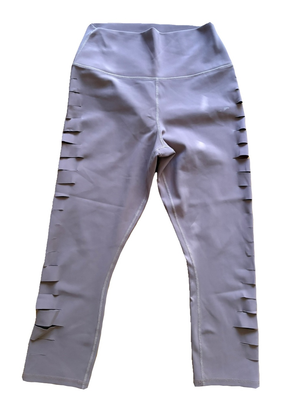 Alo High-Waist Slit Leggings in Light Lilac